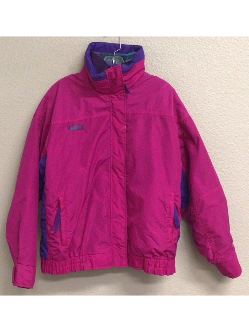 VTG 90s Columbia Bugaboo 3 In 1 Ski Coat Fleece Jacket Pink Women’s XL Made US